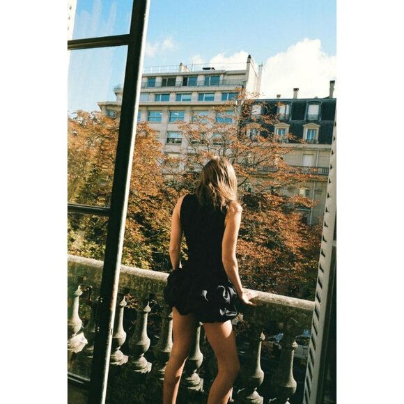 ZARA SHORT DRESS WITH LACE DETAIL - Picture 4 of 7